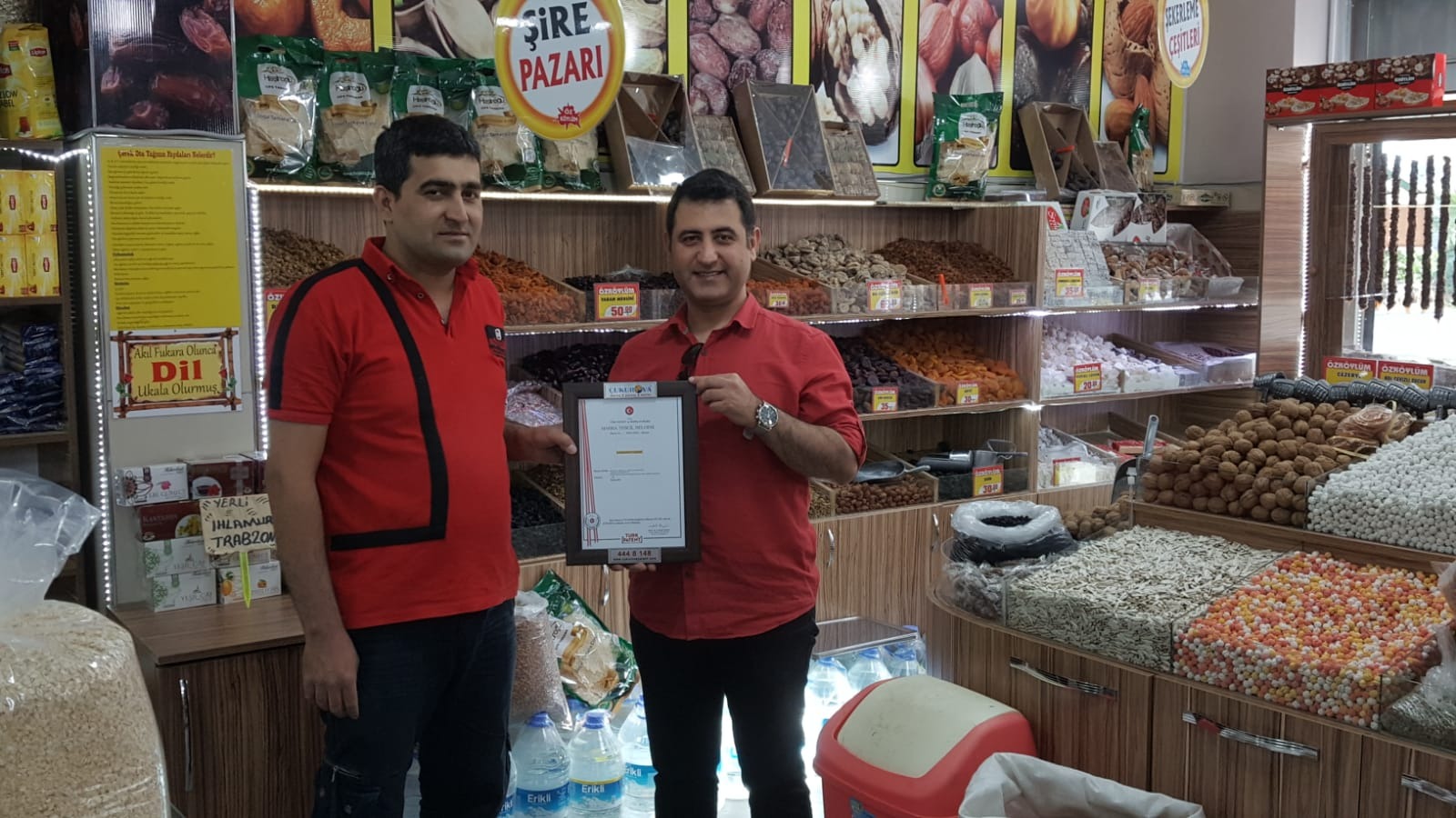 ADANA ÖZKÖYLÜM KURUYEMİŞ MARKA TESCİL BELGESİNİ ÇUKUROVA PATENT'TEN ALDI