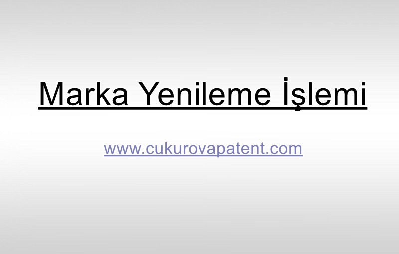 Marka Yenileme İşlemleri Nasıl Yapılır?